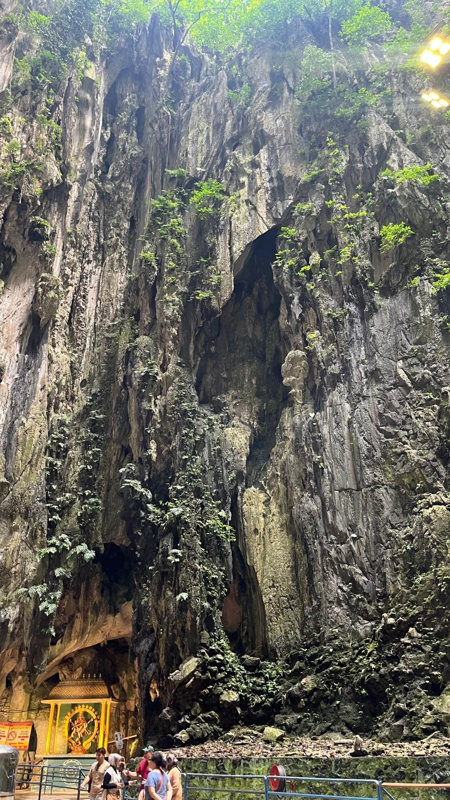 Inside the caves