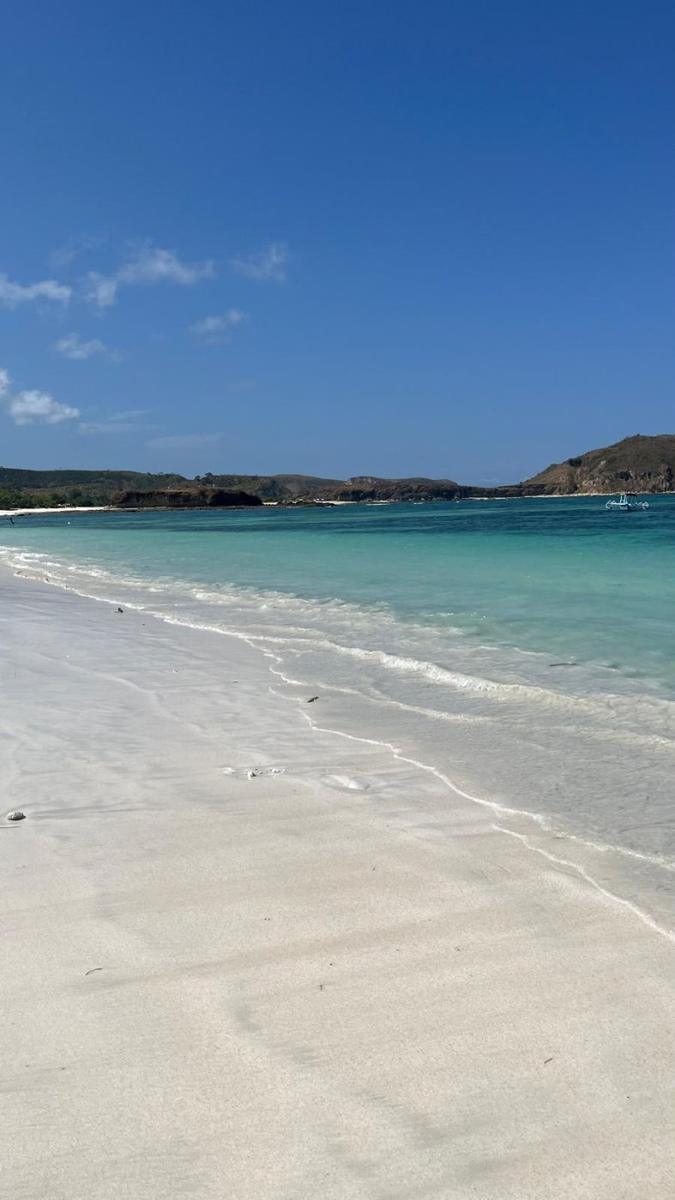 A white-sand beach on the south coast