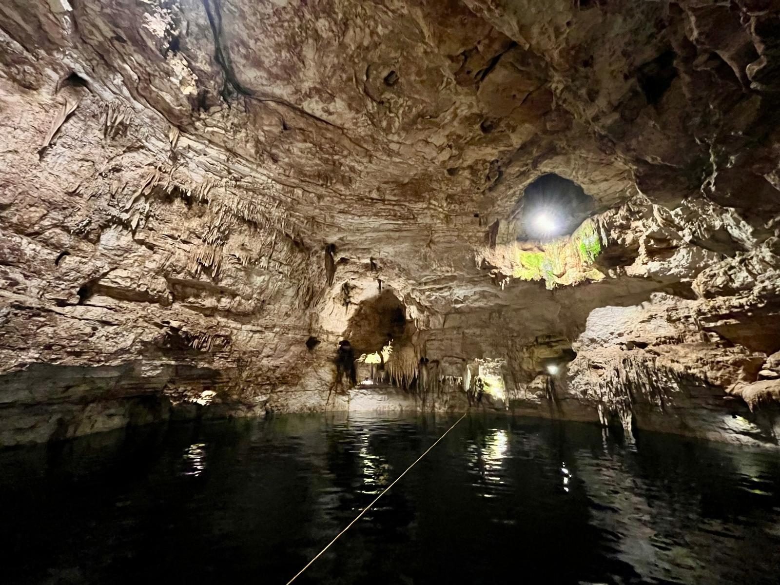 Into the cenote