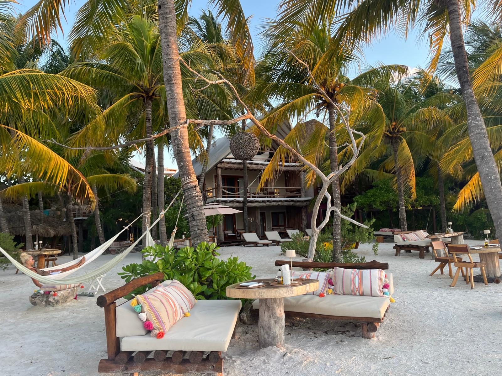 Mawimbi, on the beach