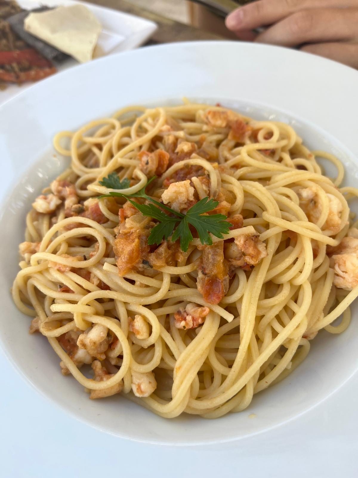 Seafood pasta